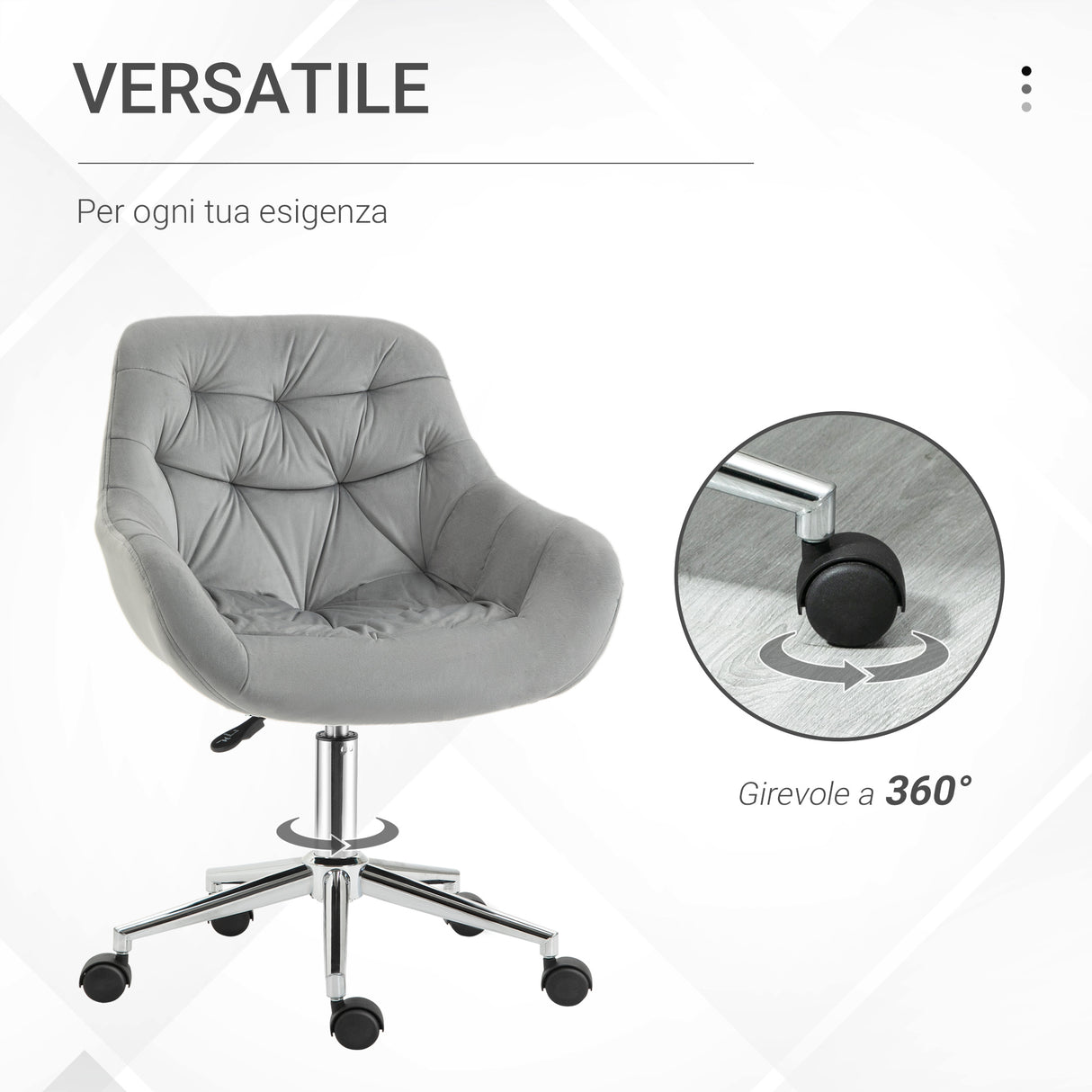 immagine-5-easycomfort-easycomfort-sedia-da-ufficio-ergonomica-girevole-con-altezza-regolabile-e-ruote-rivestimento-in-velluto-grigio