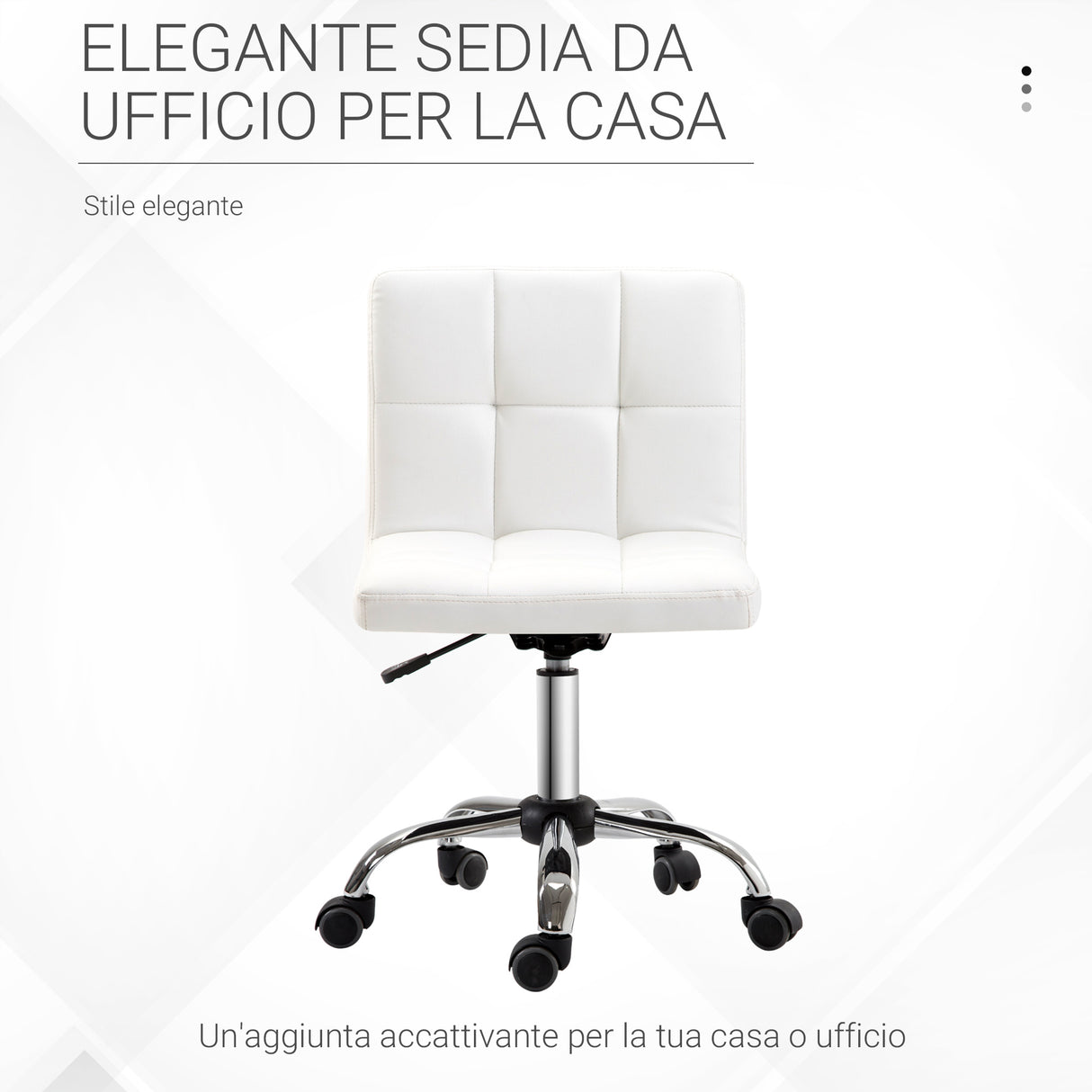 easycomfort easycomfort sedia da ufficio ergonomica sedia girevole altezza regolabile in pelle sintetica 46 51 80 92cm ean 8054111848343