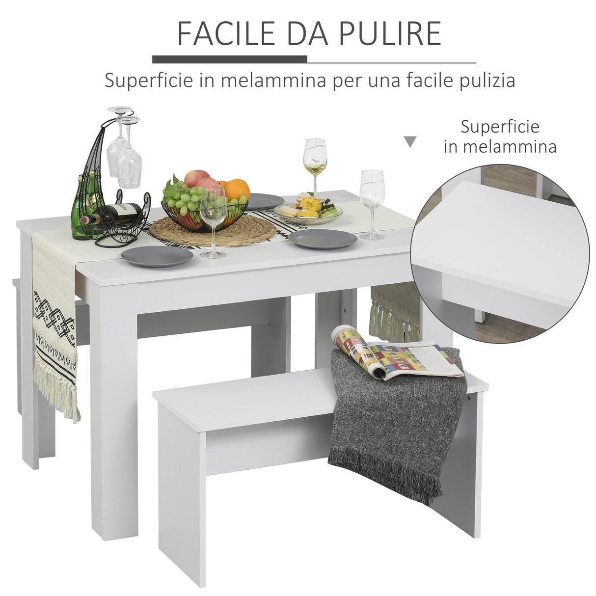 immagine-5-easycomfort-easycomfort-set-3-pezzi-tavolo-con-2-panche-per-cucina-bar-o-sala-da-pranzo-moderna-in-legno-bianco-2-posti-110x70x75cm