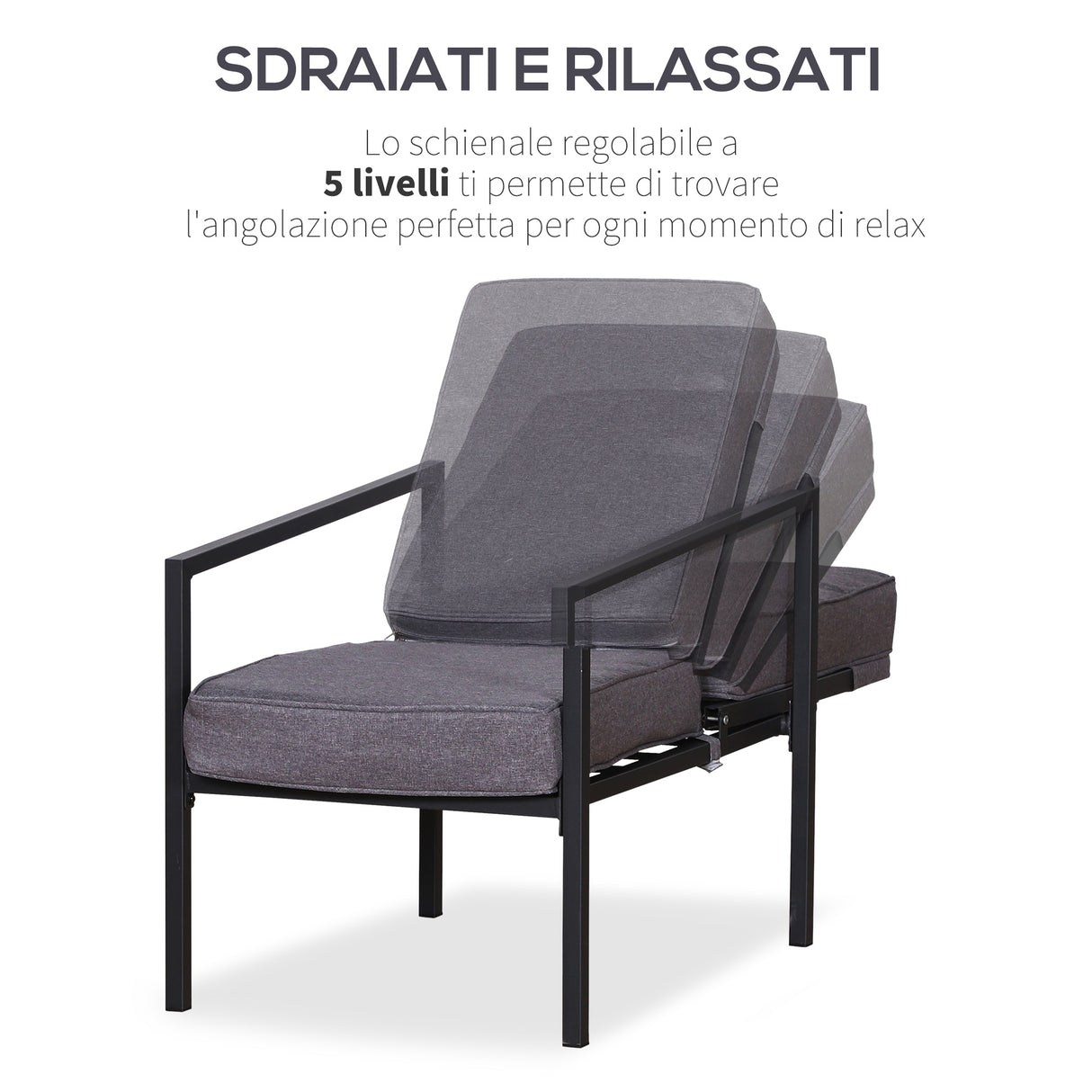 immagine-5-easycomfort-easycomfort-set-5-pezzi-mobili-da-esterno-2-sedie-sdraio-reclinabili-2-pouf-e-1-tavolino-grigio-e-nero-metallo-e-poliestere