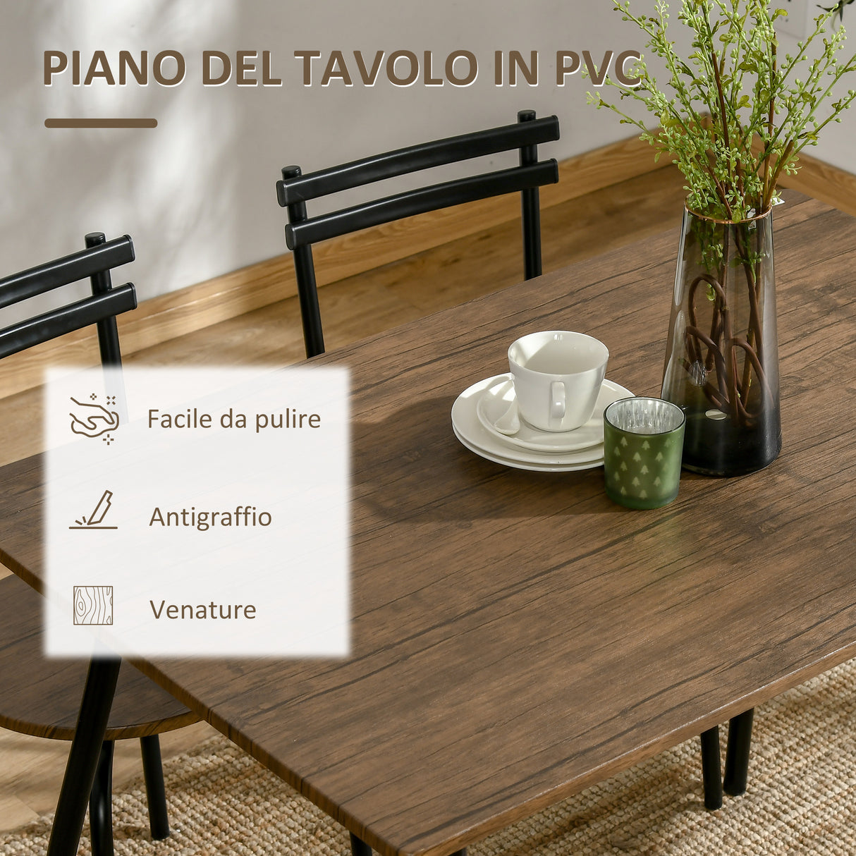 immagine-5-easycomfort-easycomfort-set-5-pezzi-tavolo-e-sedie-da-pranzo-1-tavolo-rettangolare-e-4-sedie-in-acciaio-e-mdf-per-spazi-limitati