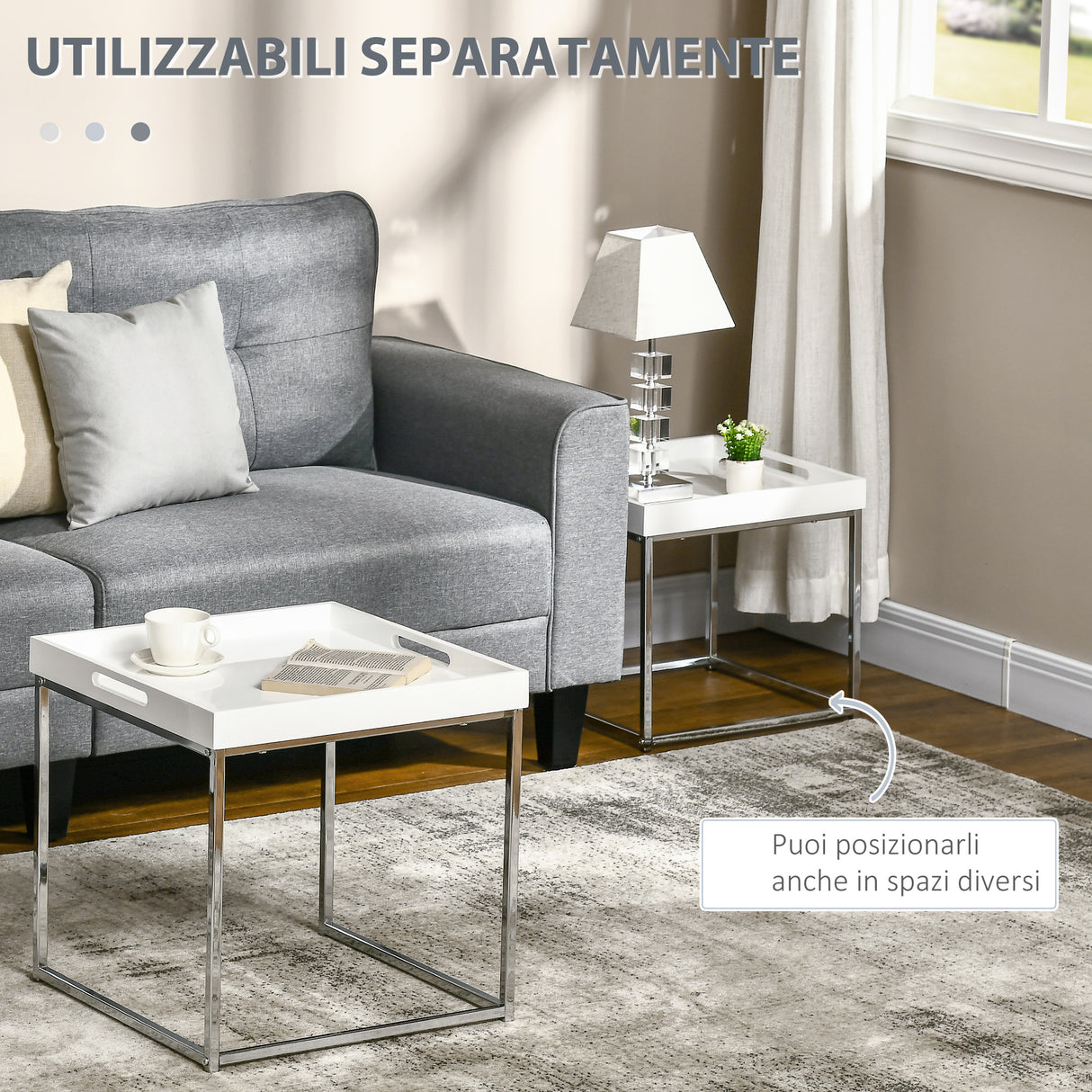 immagine-5-easycomfort-easycomfort-set-da-2-tavolini-da-caffe-impilabili-con-finitura-lucida-e-telaio-in-acciaio-bianco