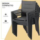 immagine-5-easycomfort-easycomfort-set-da-giardino-con-tavolo-allungabile-in-vetro-e-6-sedie-con-seduta-traspirante-grigio-scuro