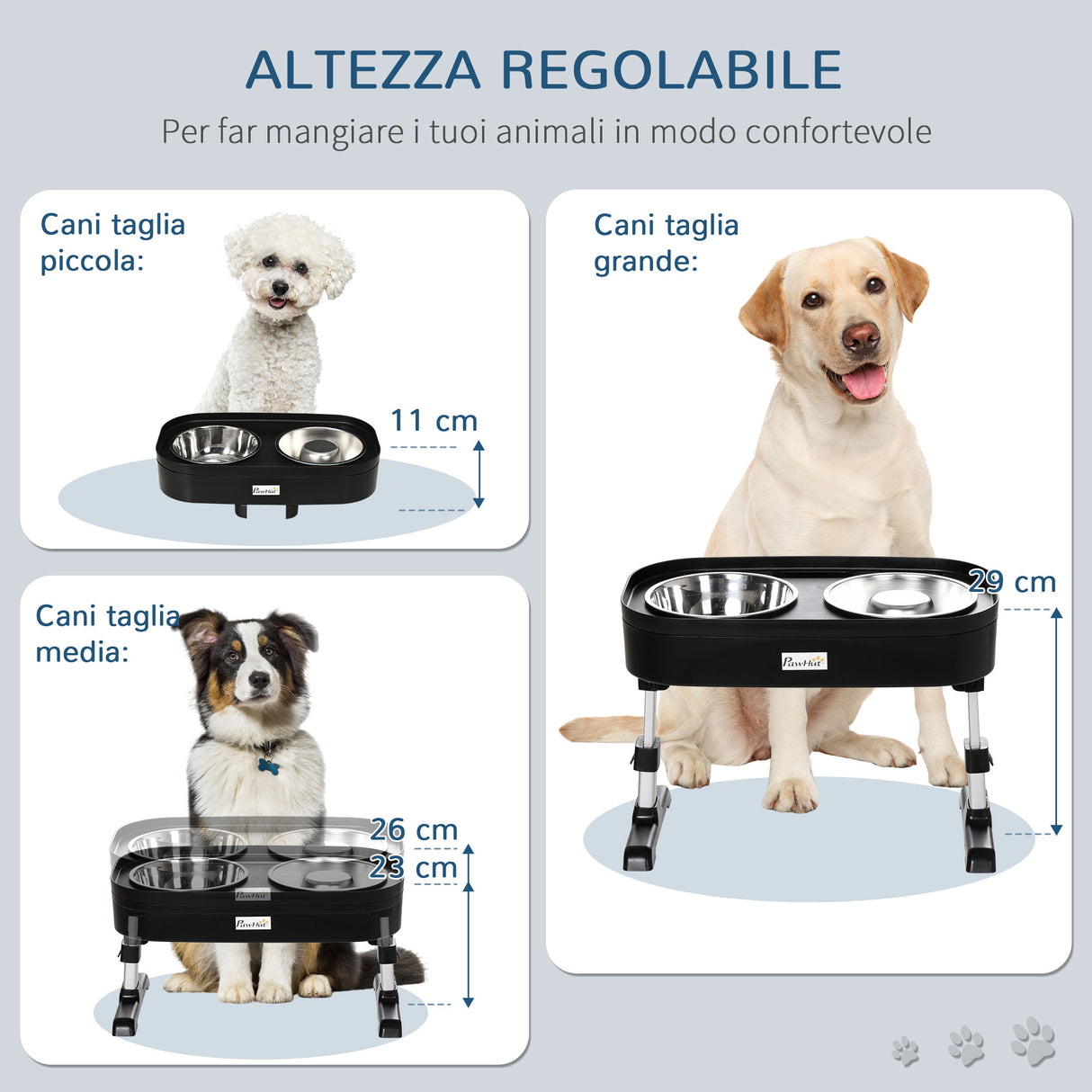 immagine-5-easycomfort-easycomfort-set-di-ciotole-rialzate-per-cani-in-acciaio-con-altezza-regolabile-su-4-livelli-nero