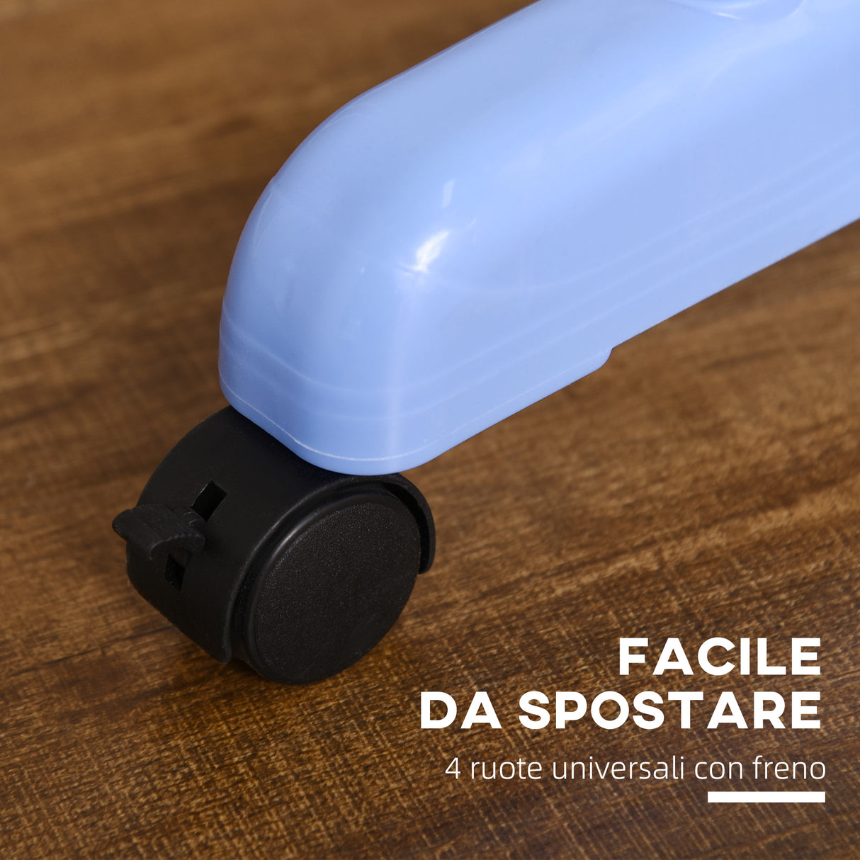 easycomfort easycomfort stendibiancheria pieghevole a 4 livelli con ali girevoli e 4 ruote in acciaio e pp 73x64x177 cm bianco e argento