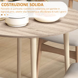 easycomfort easycomfort tavolo pieghevole moderno a ribalta per cucina e soggiorno in truciolato 89x73 5 cm