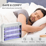 easycomfort easycomfort zapper per insetti e zanzare da 20w a luci led uv con vassoio rimovibile in abs e metallo 39x8x28 cm