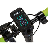 monopattino elettrico nilox m1 nero petrolio x drive nxesm185bl 350w ruote 8.5 autonomia 25 km smart display velocita 6 20 25 km h frece direzionali stop led posteriore