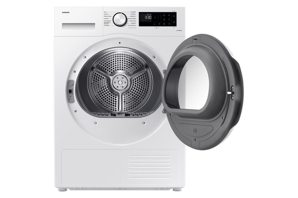 samsung asciugatrice a pompa di calore samsung 9 kg dv90cgc0a0te optimal dry sensor classe a a85xl60xp60 hygiene care wifi ean 8806095190396