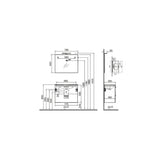 vitra mobile bagno sospeso vitra con lavabo colore golden oak 80 cm