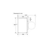 asciugatrice a pompa di calore 8 kg bosch wth85v08it serie 4 easyclean drying system classe a__