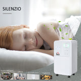 easycomfort deumidificatore portatile da 16l 4 modalita e 2 velocita timer 24h 28x20x50.5cm bianco