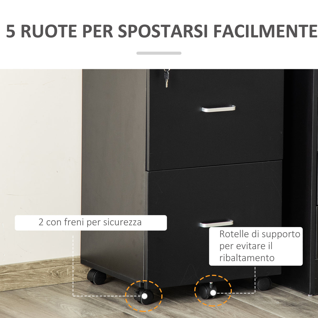 immagine-6-easycomfort-easycomfort-armadietto-da-ufficio-con-2-cassetti-e-5-ruote-schedario-in-mdf-e-truciolato-43x45x72-cm-nero