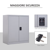 immagine-6-easycomfort-easycomfort-armadietto-mobile-ripiano-regolabile-chiusura-di-sicurezza-per-casa-ufficio-garage-acciaio-80x40x92-5cm-grigio-ean-8054111848473