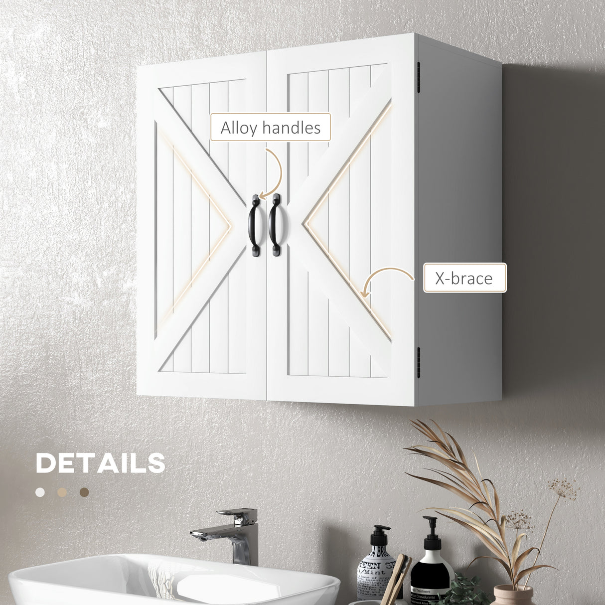 immagine-6-easycomfort-easycomfort-armadietto-pensile-bagno-in-legno-stile-country-con-ripiano-regolabile-60x30x60cm-bianco