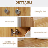 easycomfort easycomfort armadio scarpiera salvaspazio e moderno in legno per 12 paia con 4 ripiani aperti 83x30x90 cm marrone chiaro