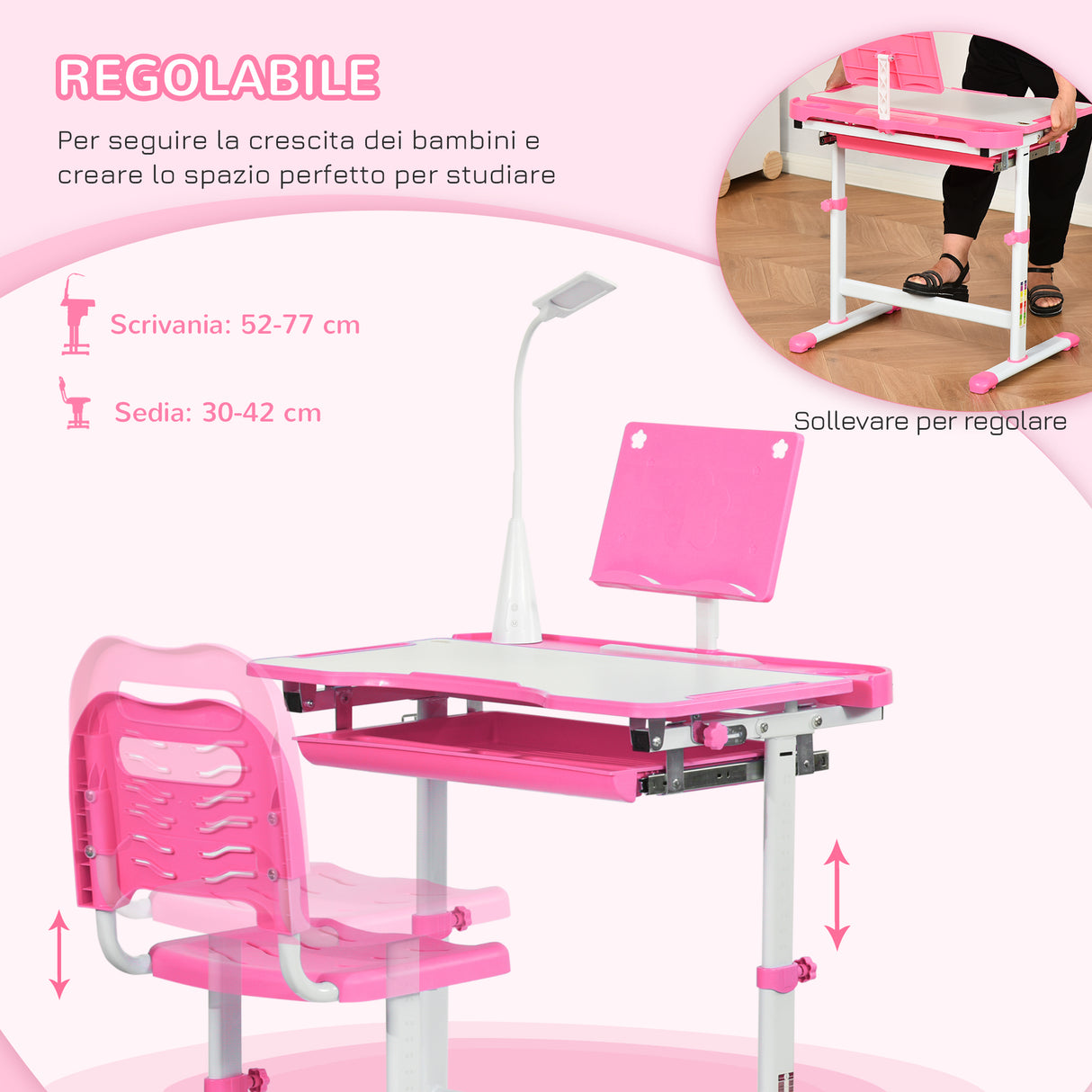 immagine-6-easycomfort-easycomfort-banco-scuola-regolabile-con-sedia-per-bambini-6-12-anni-70x49-5x80-105-cm-rosa