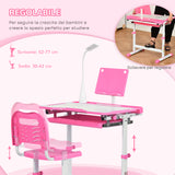 immagine-6-easycomfort-easycomfort-banco-scuola-regolabile-con-sedia-per-bambini-6-12-anni-70x49-5x80-105-cm-rosa