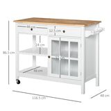 immagine-6-easycomfort-easycomfort-carrello-da-cucina-in-legno-multiuso-2-ruote-cassetti-e-mensole-bianco-ean-8054144132600