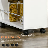 immagine-6-easycomfort-easycomfort-carrello-da-cucina-in-truciolato-e-acciaio-inox-con-2-ripiani-aperti-cassetto-estraibile-e-parapetti-25x50x85-cm