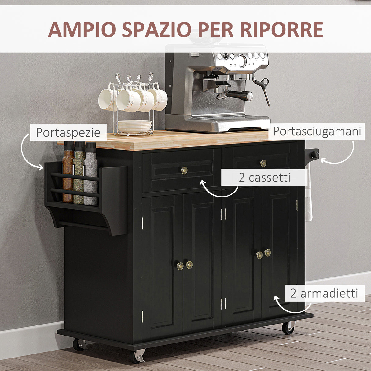 immagine-6-easycomfort-easycomfort-carrello-da-cucina-portavivande-con-cassetti-armadietti-e-portaspezie-in-legno-e-mdf-111x44-5x82-5-cm-nero