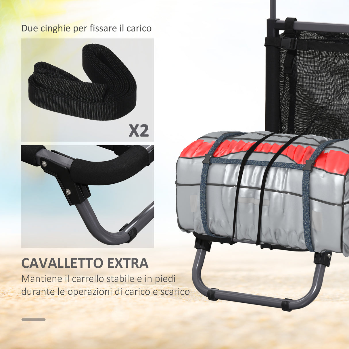 immagine-6-easycomfort-easycomfort-carrello-da-spiaggia-pieghevole-con-tasca-in-rete-manico-telescopico-e-cavalletto-82x67x81-cm