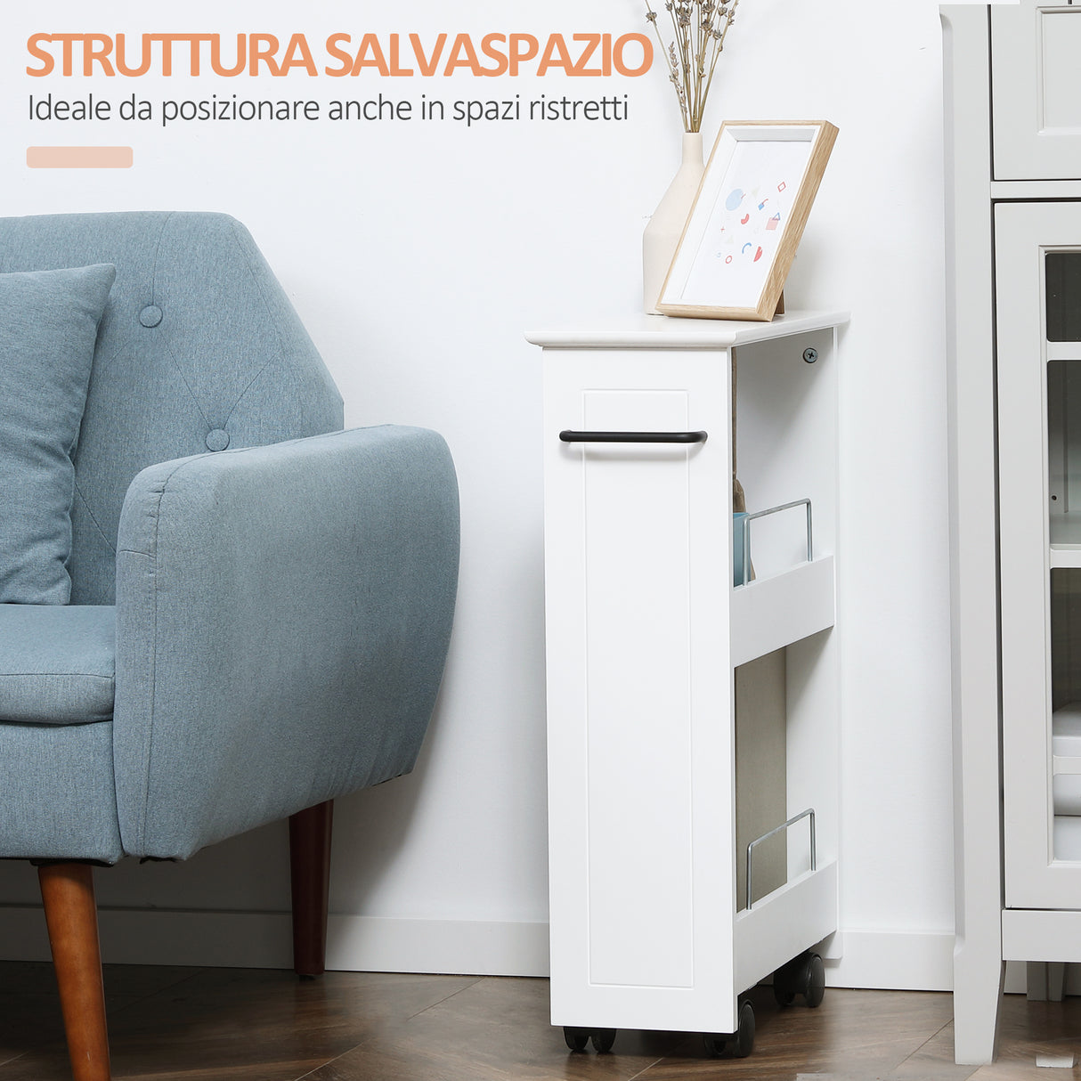 immagine-6-easycomfort-easycomfort-carrello-salvaspazio-multiuso-in-legno-mdf-e-ruote-42-5x20-3x66-7cm-bianco