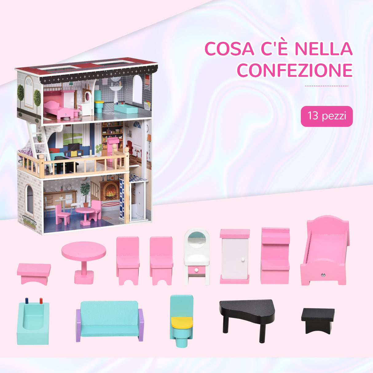 immagine-6-easycomfort-easycomfort-casa-delle-bambole-in-legno-a-3-piani-con-ascensore-e-accessori-per-bambini-3-6-anni-60x30x80-cm-rosa