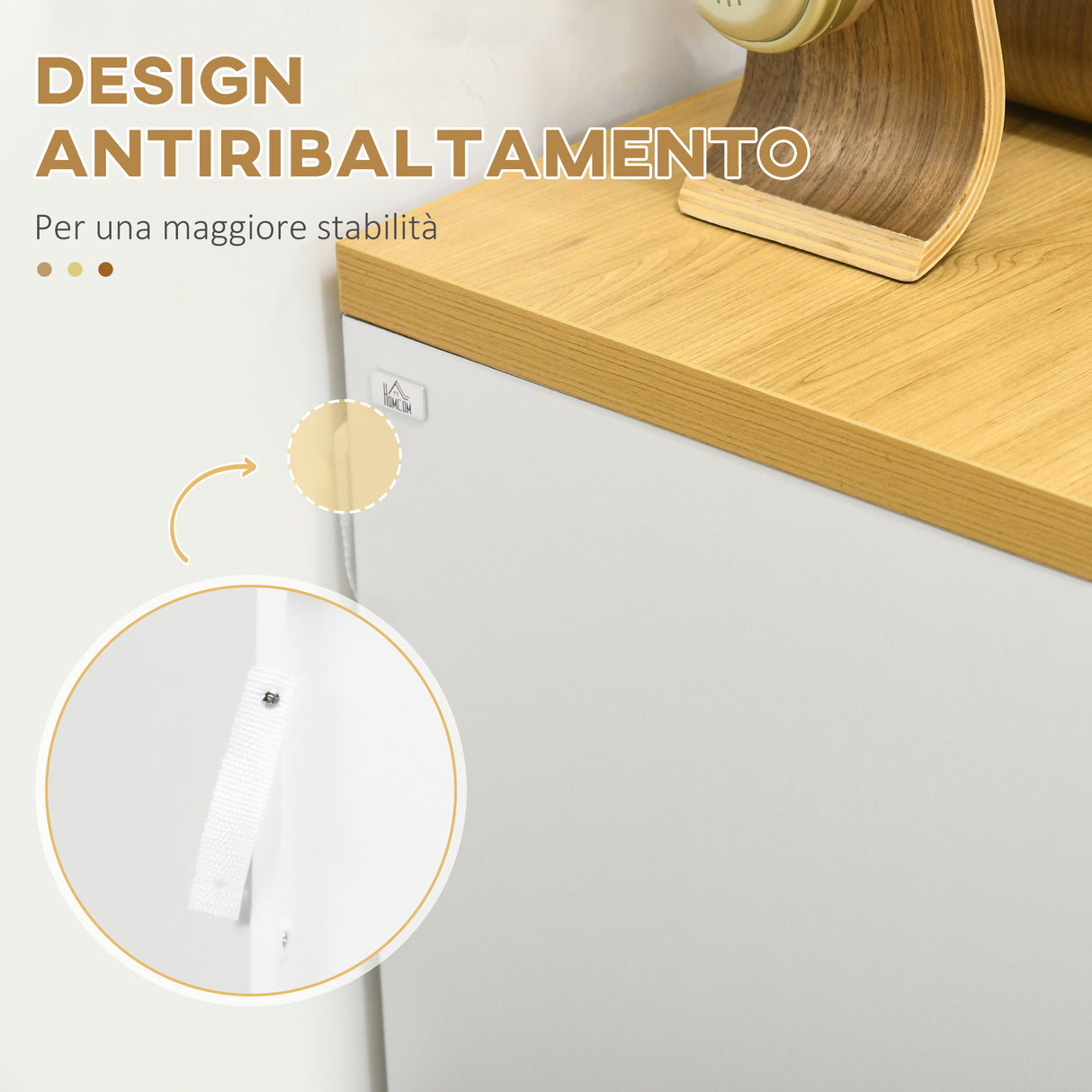 easycomfort easycomfort cassettiera a 3 cassetti in truciolato bianco per camera da letto studio e soggiorno 70lx37x75cm