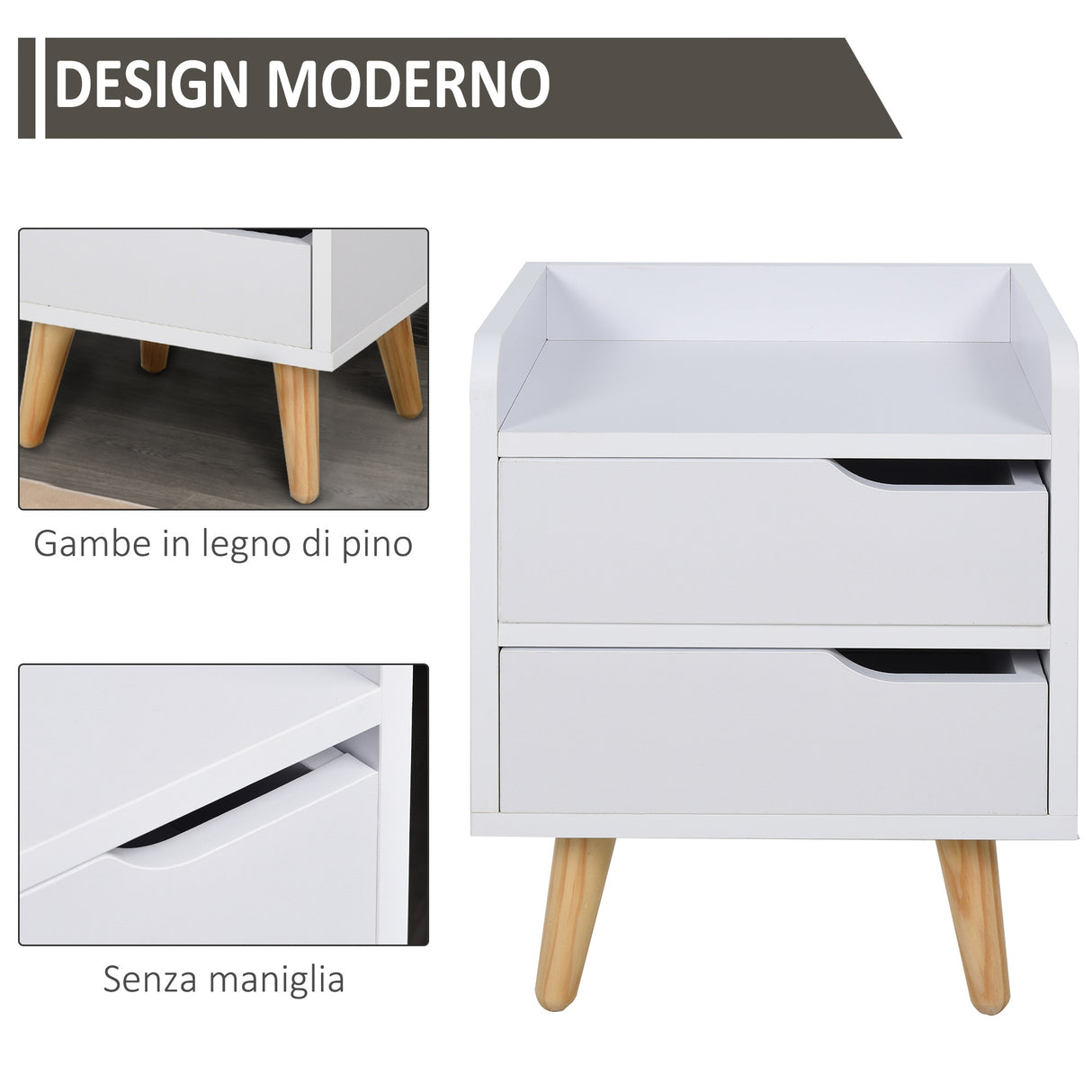 immagine-6-easycomfort-easycomfort-comodino-salvaspazio-dal-design-moderno-in-legno-bianco-piccola-cassettiera-camera-da-letto-con-2-cassetti-e-piedini-in-legno-di-pino-33-x-28-x-42cm-ean-8054111845014