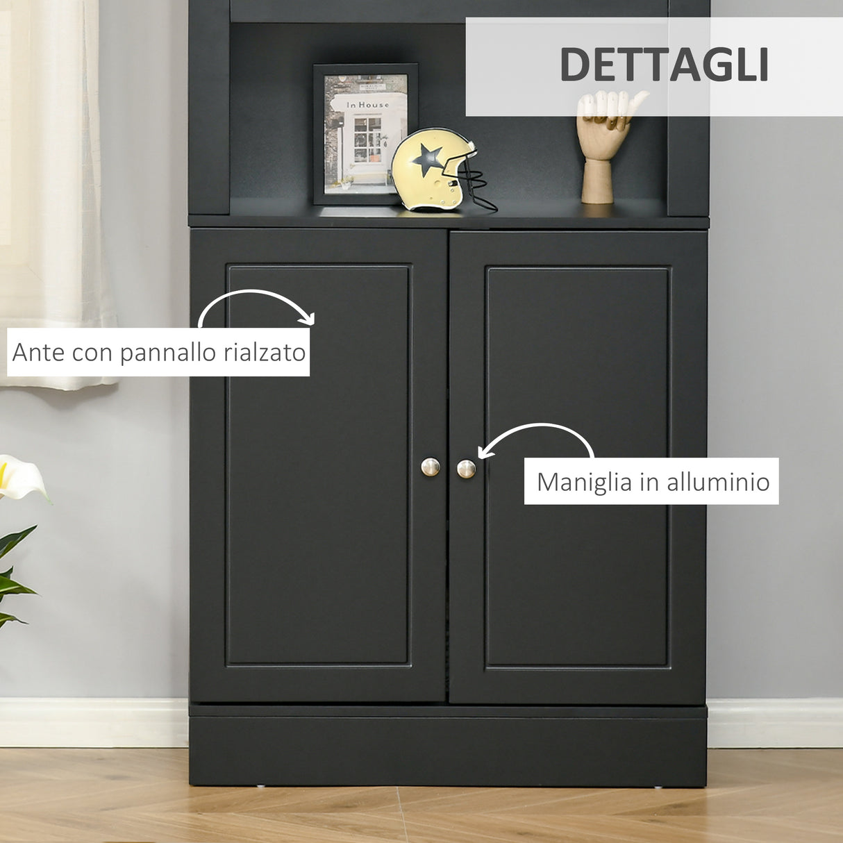 immagine-6-easycomfort-easycomfort-credenza-cucina-in-legno-con-ripiani-e-armadietto-2-ante-con-mensole-regolabili-74-6x35-5x182-5cm