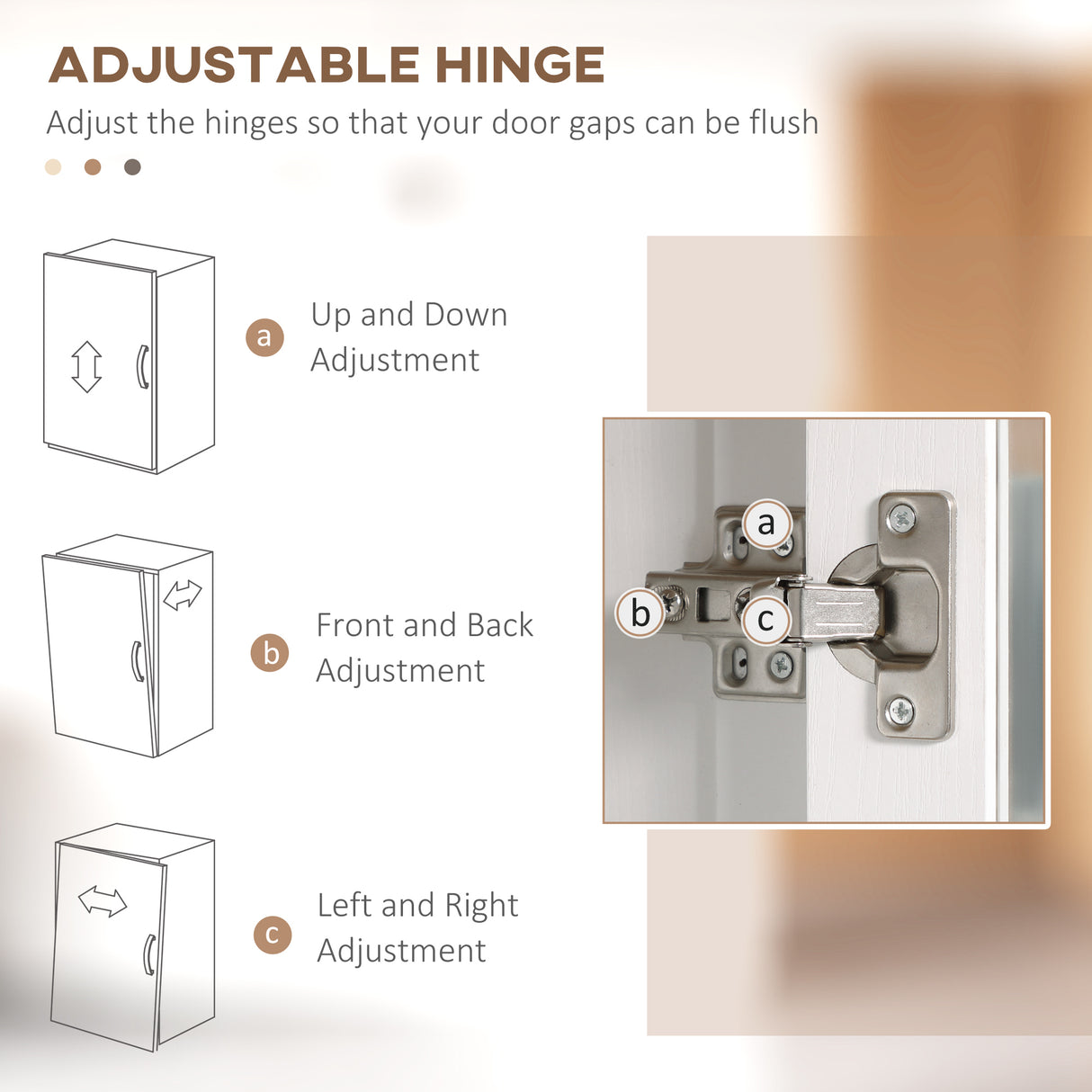 easycomfort easycomfort credenza moderna a 2 ante con mensole regolabili in legno e vetro 76x36x160cm bianco