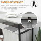 immagine-6-easycomfort-easycomfort-credenza-moderna-in-legno-con-2-armadietti-e-ripiani-mobile-cucina-e-per-ingresso-grigio-chiaro-100x34x87-2cm