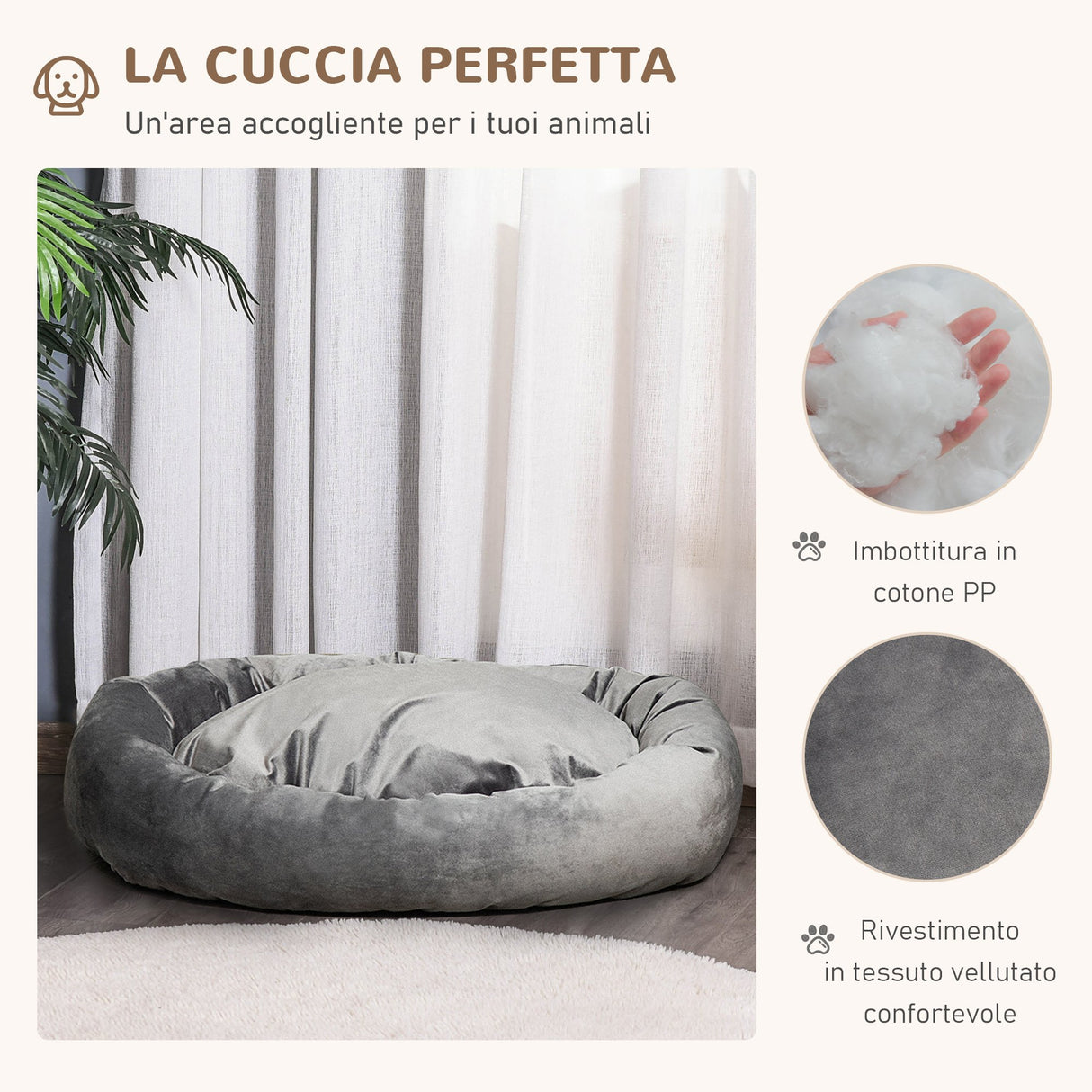 immagine-6-easycomfort-easycomfort-cuccia-per-cani-imbottita-con-bordi-rialzati-e-rivestimento-sfoderabile-132x89x28cm-grigio-scuro