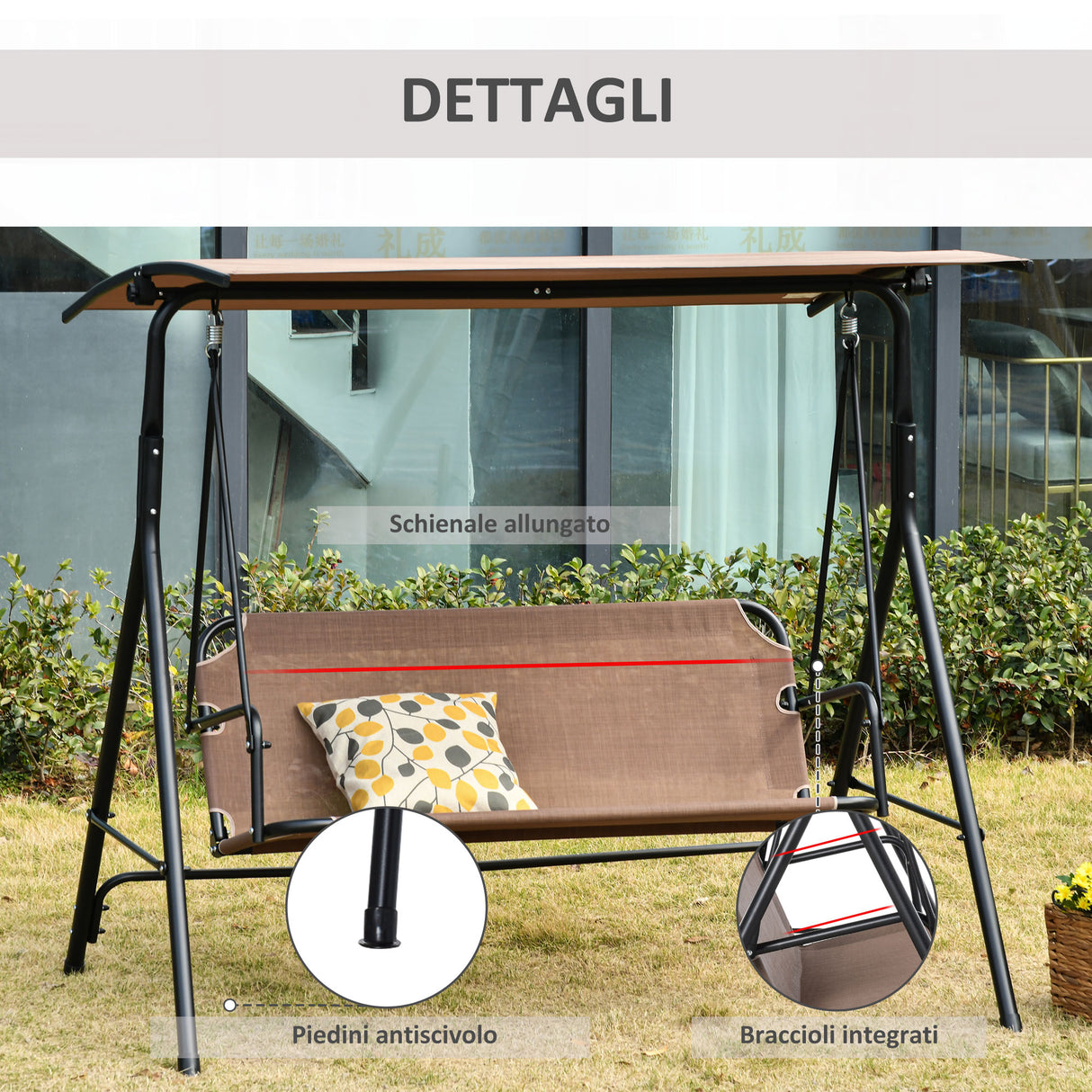 immagine-6-easycomfort-easycomfort-dondolo-da-giardino-terrazza-3-posti-con-tettuccio-regolabile-in-metallo-e-texteline-172x110x155cm-marrone