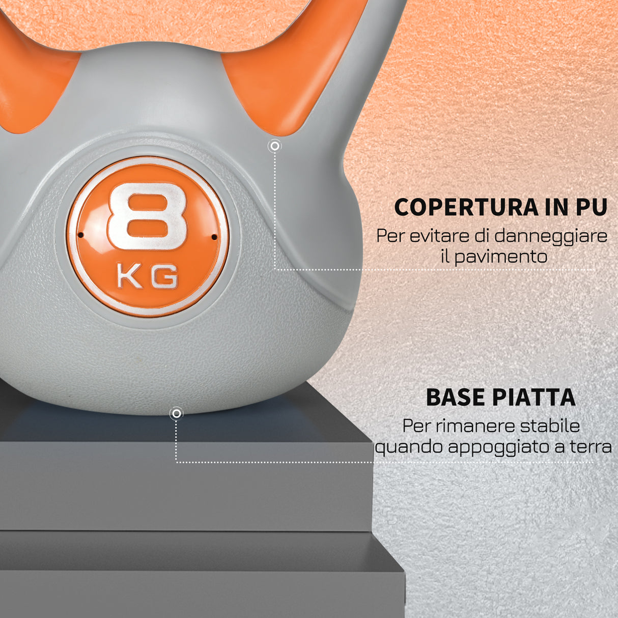 immagine-6-easycomfort-easycomfort-kettlebell-8kg-in-pu-e-sabbia-con-base-piatta-e-impugnatura-per-stacchi-squat-e-sollevamenti-20x14x24-cm-arancione