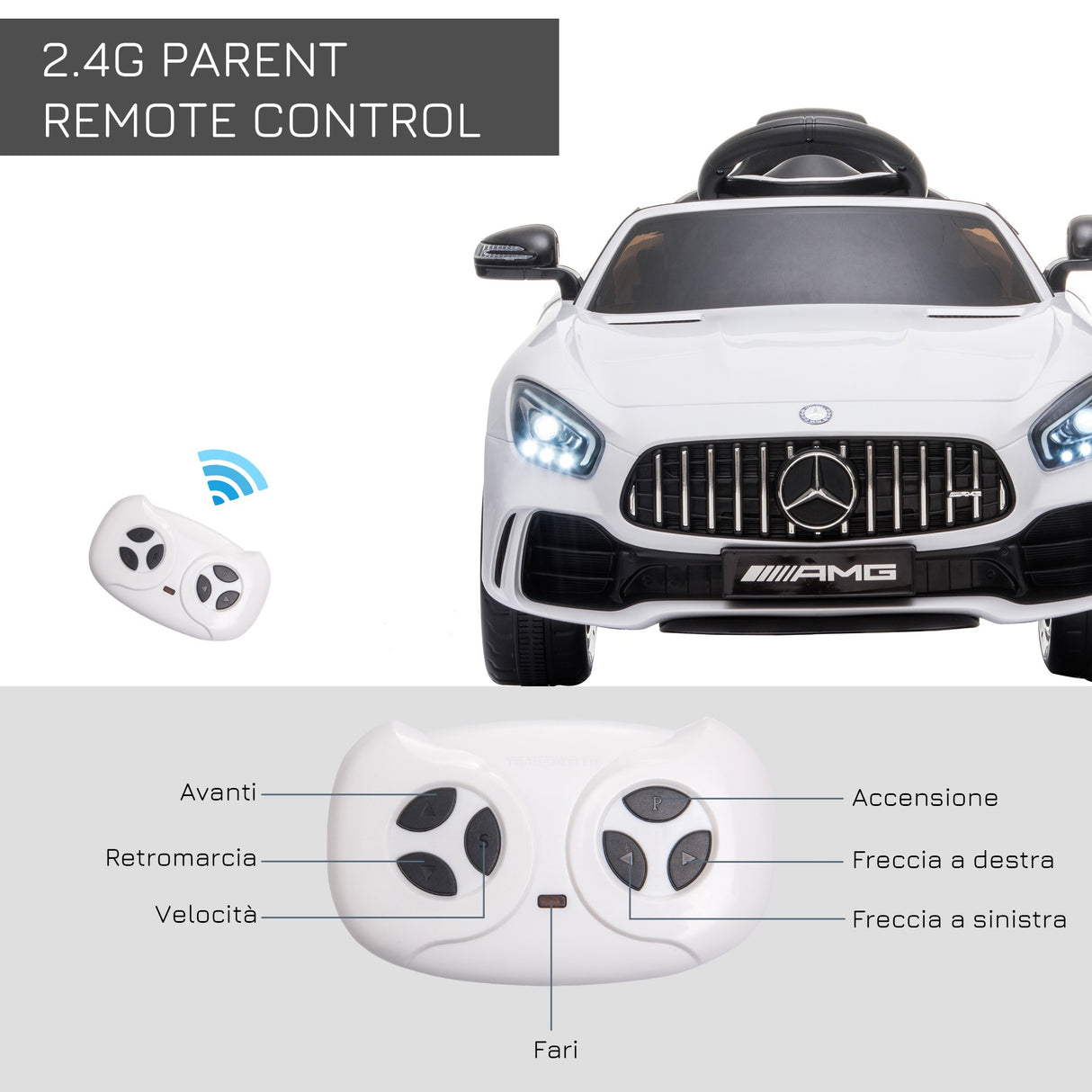 immagine-6-easycomfort-easycomfort-macchinina-per-bambini-elettrica-12v-con-licenza-mercedes-amg-gtr-velocita-3-5kmh-telecomando-luci-e-suoni-bianca