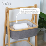 immagine-6-easycomfort-easycomfort-mobile-bagno-pieghevole-in-bambu-con-2-cassetti-in-tessuto-poliestere-grigio-45x35x98cm