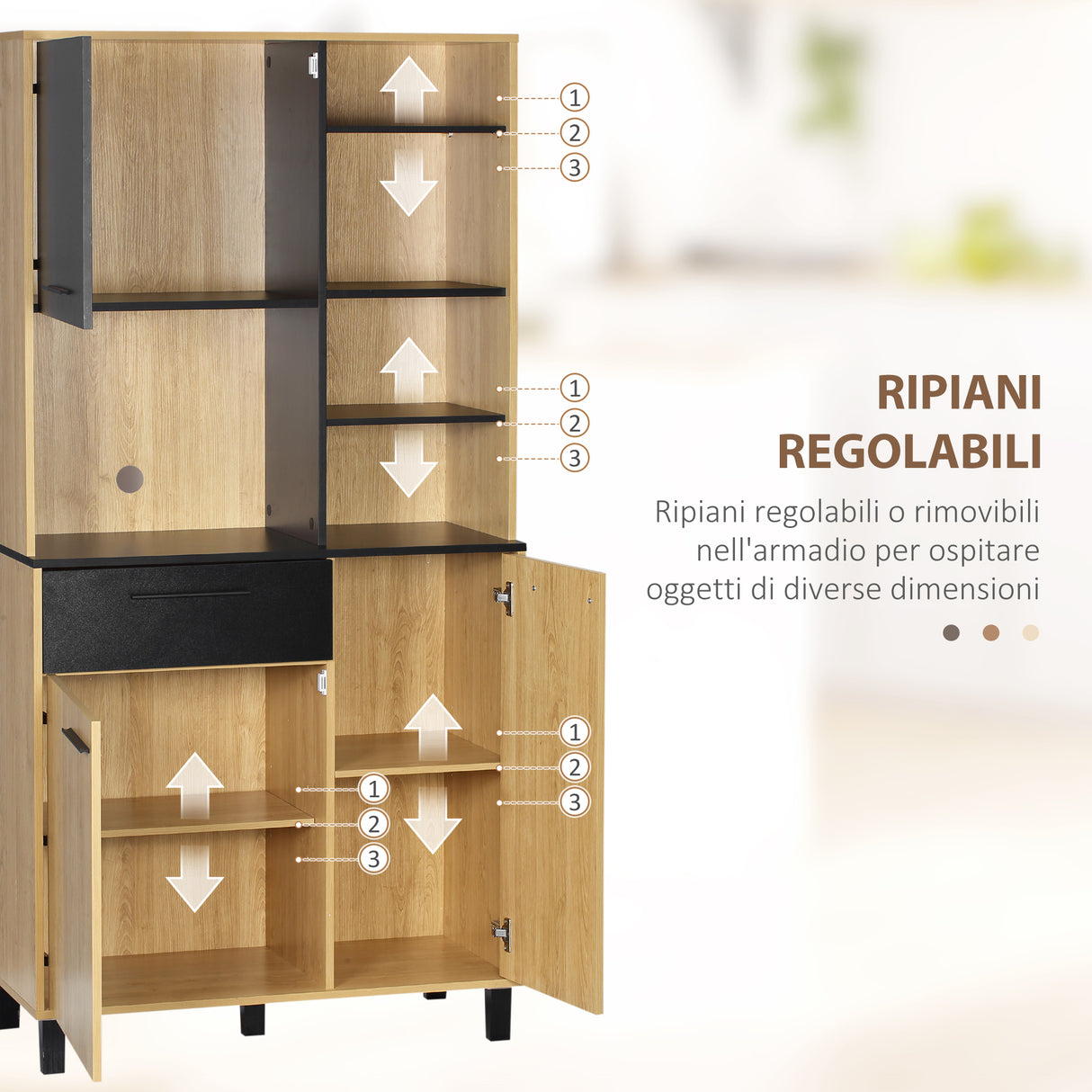 immagine-6-easycomfort-easycomfort-mobile-cucina-moderno-in-truciolato-e-legno-di-pino-con-cassetti-e-ripiani-regolabili-90x40x180-cm