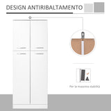 immagine-6-easycomfort-easycomfort-mobile-dispensa-multiuso-con-2-armadietti-e-mensole-regolabili-legno-truciolare-59x31x155cm-bianco