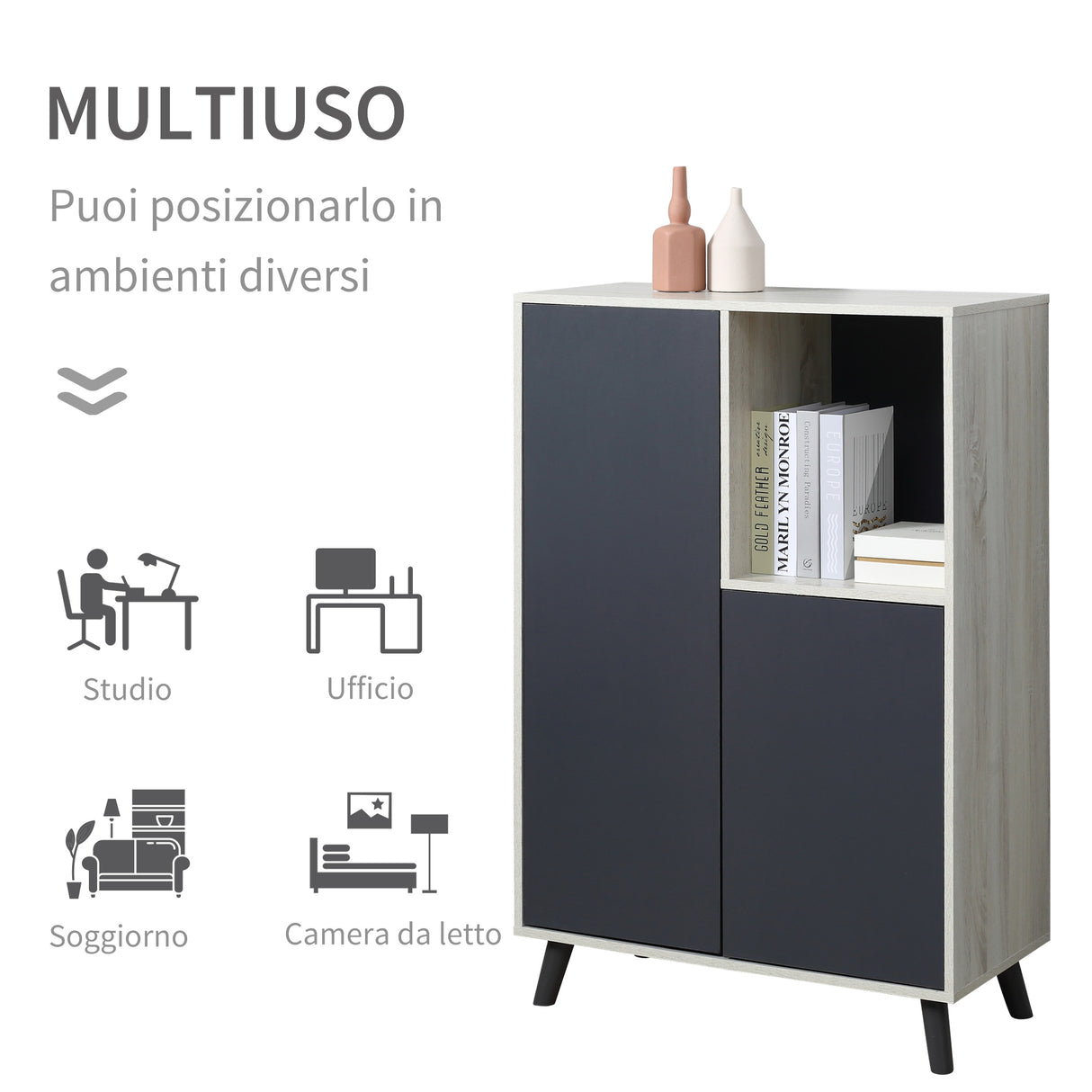 immagine-6-easycomfort-easycomfort-mobile-multiuso-moderno-in-legno-con-2-ante-e-vano-aperto-80x40x120cm-grigio-scuro