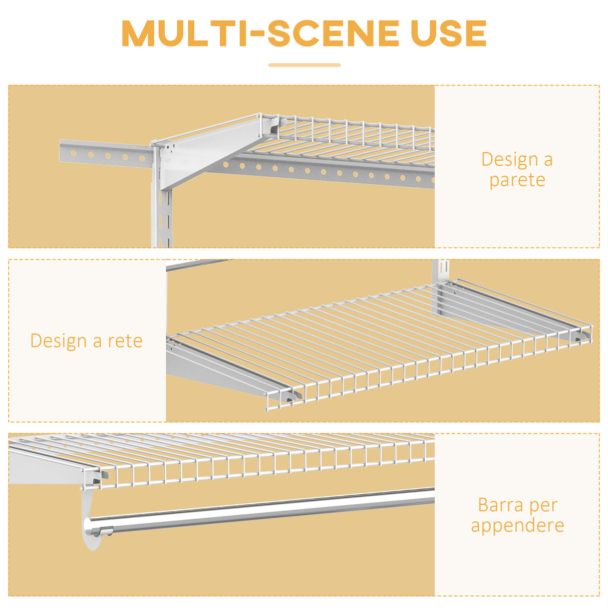 immagine-6-easycomfort-easycomfort-organizer-in-acciaio-montato-a-muro-con-9-ripiani-regolabili-e-5-aste-per-appendere-249-4x38-8x162-cm-bianco