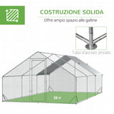 immagine-6-easycomfort-easycomfort-pollaio-da-giardino-con-telaio-zincato-copertura-impermeabile-e-rete-esagonale-3x6x2m-argento