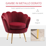 easycomfort easycomfort poltrona a conchiglia poltroncina vintage poltroncina da camera e salotto design elegante con schienale alto 76x67x74cm rosso scuro