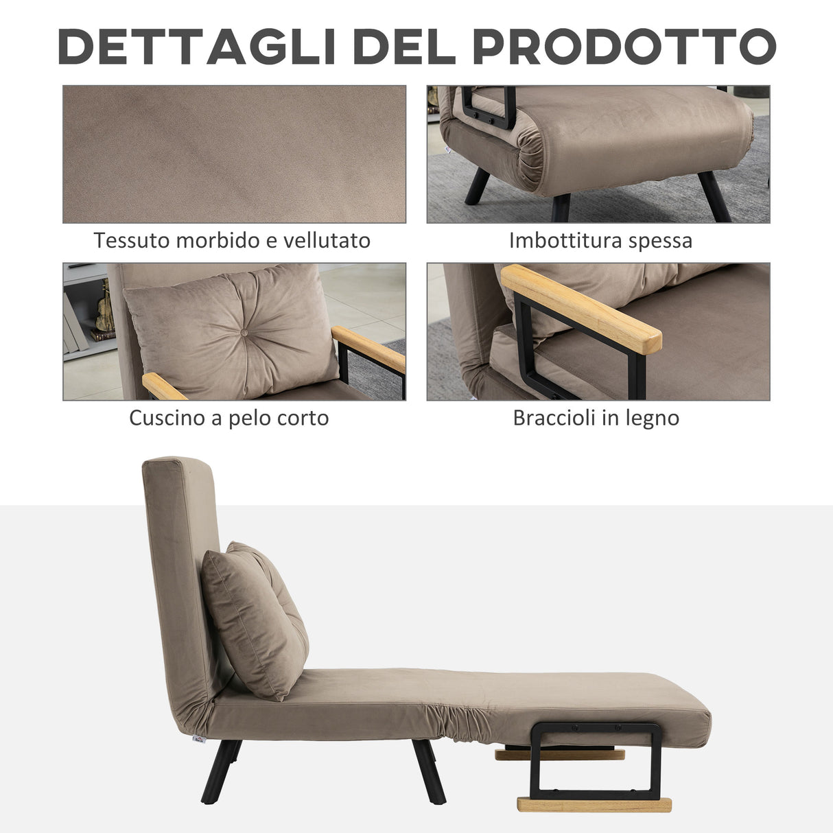 immagine-6-easycomfort-easycomfort-poltrona-letto-imbottita-3-in-1-con-schienale-reclinabile-in-5-posizioni-e-cuscino-63x73x81-cm-grigio