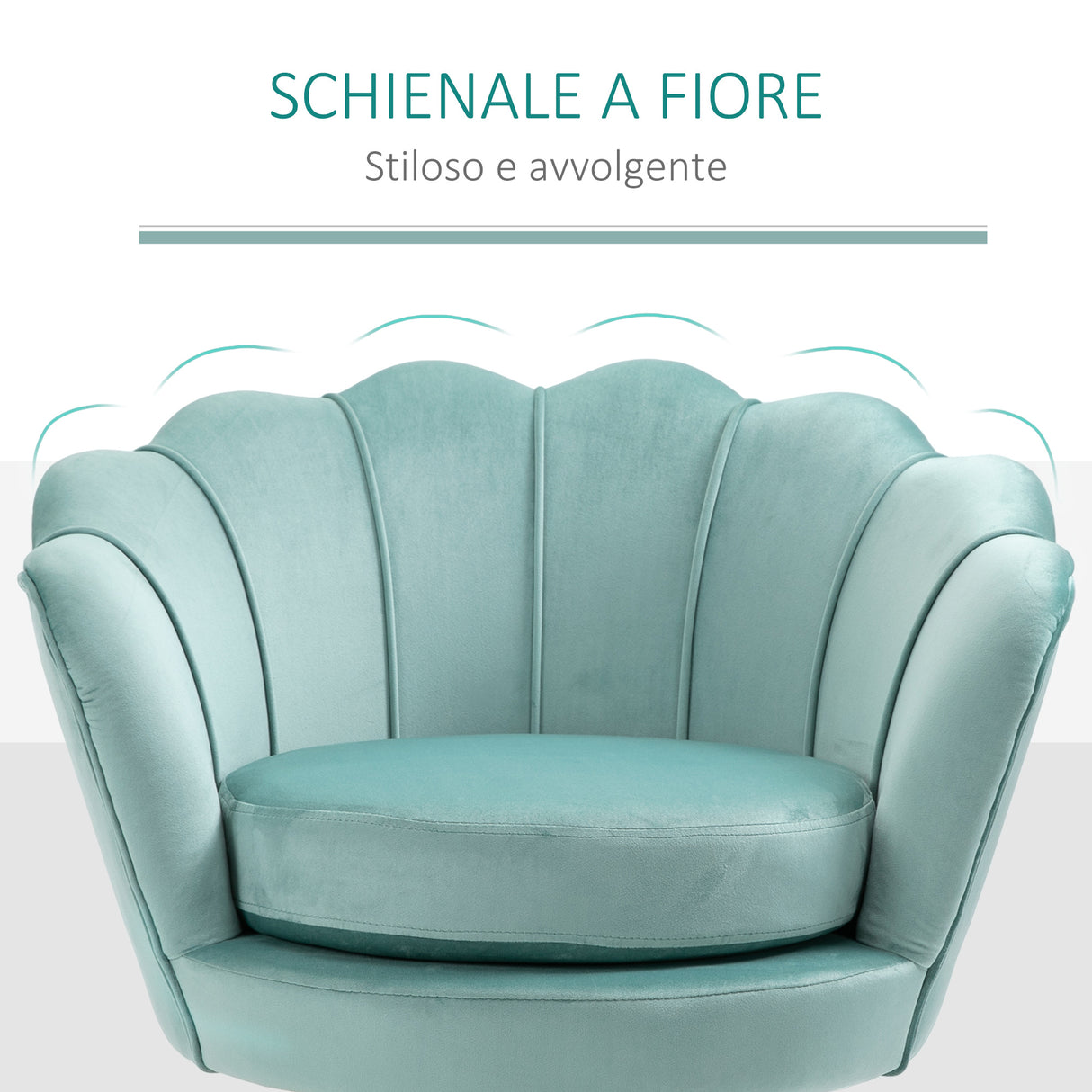 easycomfort easycomfort poltroncina vintage di design in velluto blu poltroncina da camera con schienale alto 76x67x74cm verde