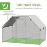 immagine-6-easycomfort-easycomfort-recinto-per-galline-in-metallo-galvanizzato-e-tessuto-oxford-con-porta-con-blocco-280x193-5x195-cm