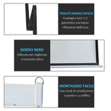 easycomfort easycomfort schermo per proiettore 100 pollici formato 43 regolabile con telecomando schermo di proiezione motorizzato compatto 203x152 cm bianco ean 8054144130989