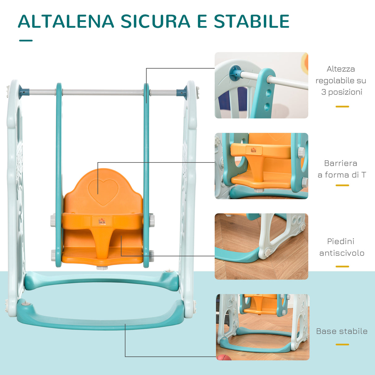 immagine-6-easycomfort-easycomfort-scivolo-per-bambini-con-altalena-regolabile-canestro-e-palle-per-cameretta-e-giardino-149x186x98cm-blu-e-arancione