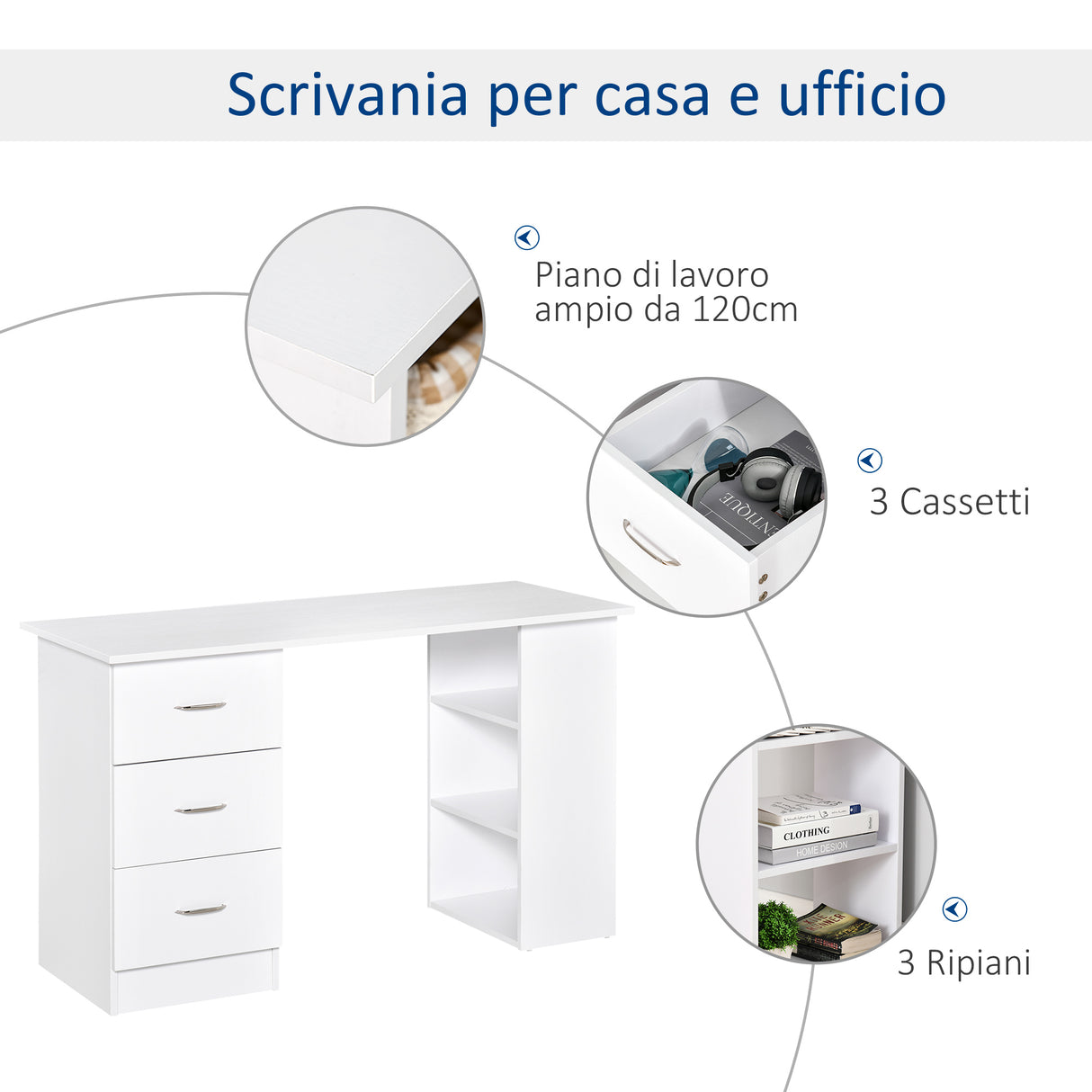 immagine-6-easycomfort-easycomfort-scrivania-porta-pc-con-3-cassetti-e-3-ripiani-scrivania-per-camera-e-ufficio-in-legno-120x49x72cm-bianco-ean-8054111847582